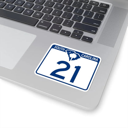 South Carolina 21 (South Carolina) (Road Sign) STICKER Vinyl Kiss-Cut Decal - The Sticker Space