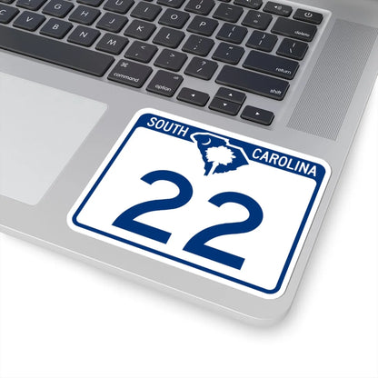South Carolina 22 (South Carolina) (Road Sign) STICKER Vinyl Kiss-Cut Decal - The Sticker Space