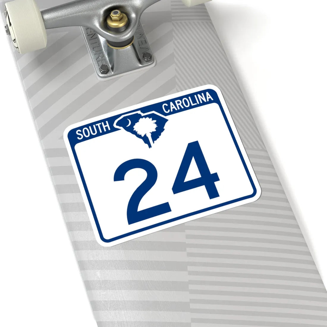 South Carolina 24 (South Carolina) (Road Sign) STICKER Vinyl Kiss-Cut Decal - The Sticker Space