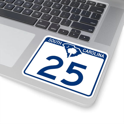 South Carolina 25 (South Carolina) (Road Sign) STICKER Vinyl Kiss-Cut Decal - The Sticker Space
