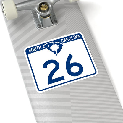 South Carolina 26 (South Carolina) (Road Sign) STICKER Vinyl Kiss-Cut Decal - The Sticker Space