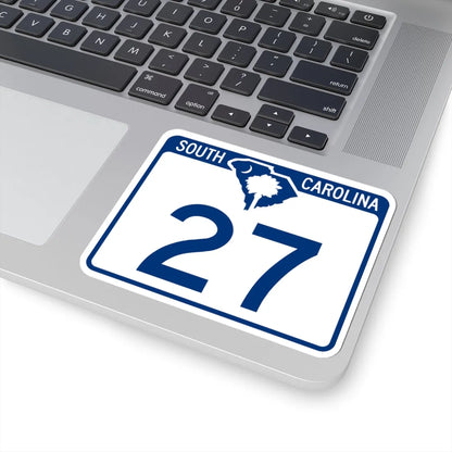 South Carolina 27 (South Carolina) (Road Sign) STICKER Vinyl Kiss-Cut Decal - The Sticker Space