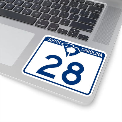 South Carolina 28 (South Carolina) (Road Sign) STICKER Vinyl Kiss-Cut Decal - The Sticker Space
