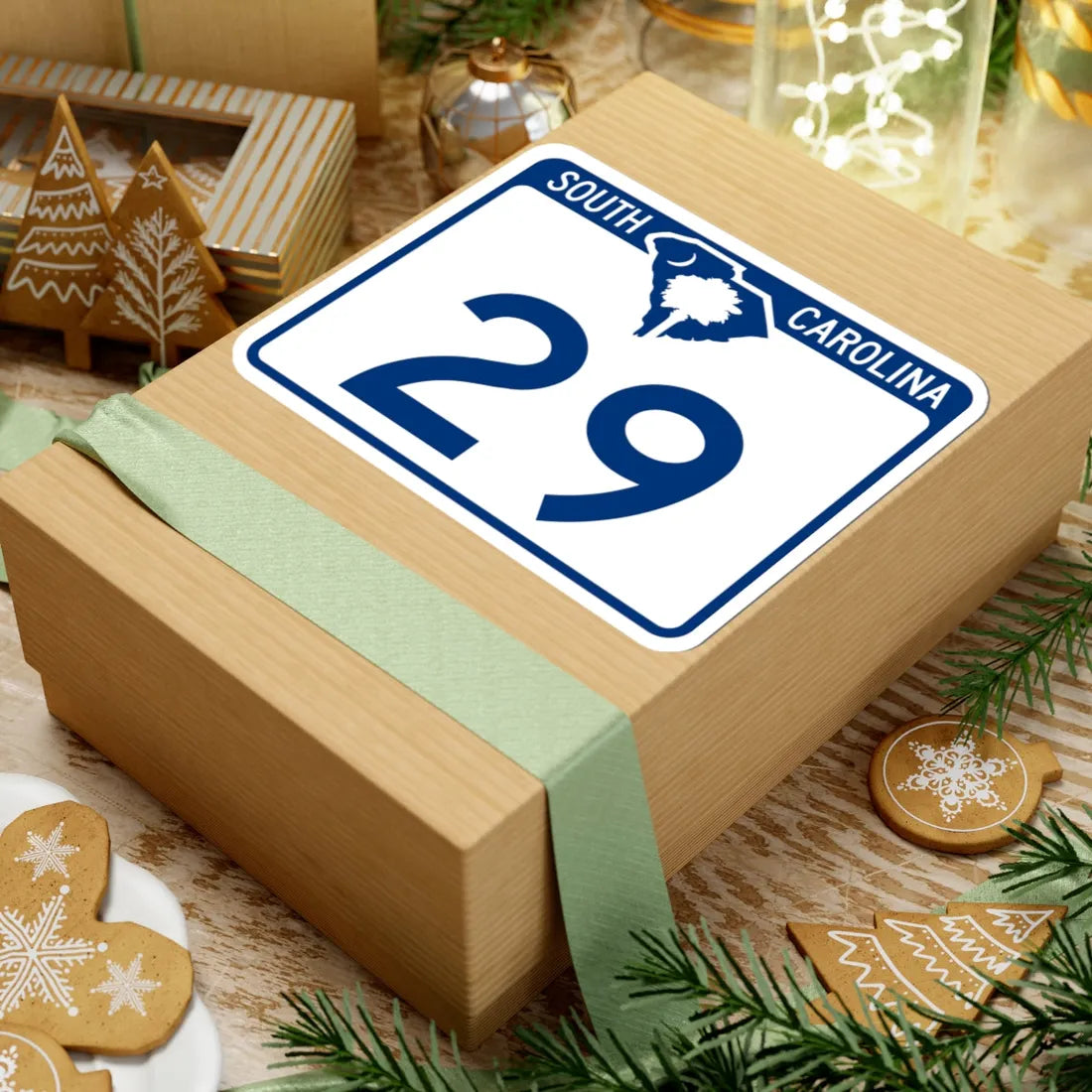 South Carolina 29 (South Carolina) (Road Sign) STICKER Vinyl Kiss-Cut Decal - The Sticker Space