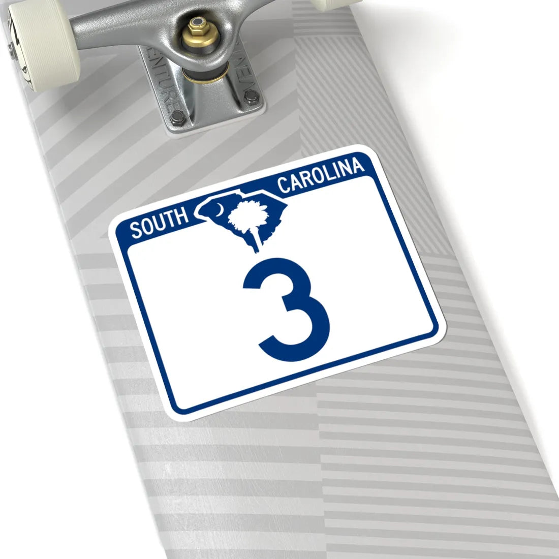 South Carolina 3 (South Carolina) (Road Sign) STICKER Vinyl Kiss-Cut Decal - The Sticker Space