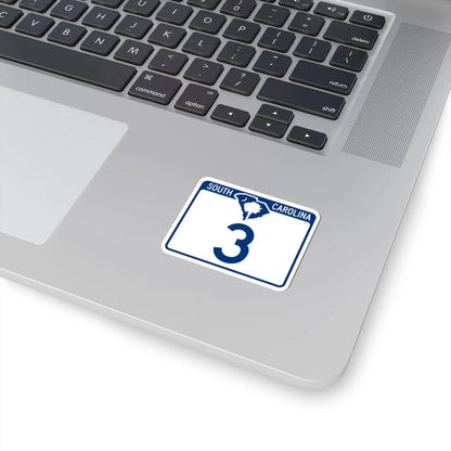 South Carolina 3 (South Carolina) (Road Sign) STICKER Vinyl Kiss-Cut Decal - The Sticker Space