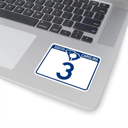 South Carolina 3 (South Carolina) (Road Sign) STICKER Vinyl Kiss-Cut Decal - The Sticker Space