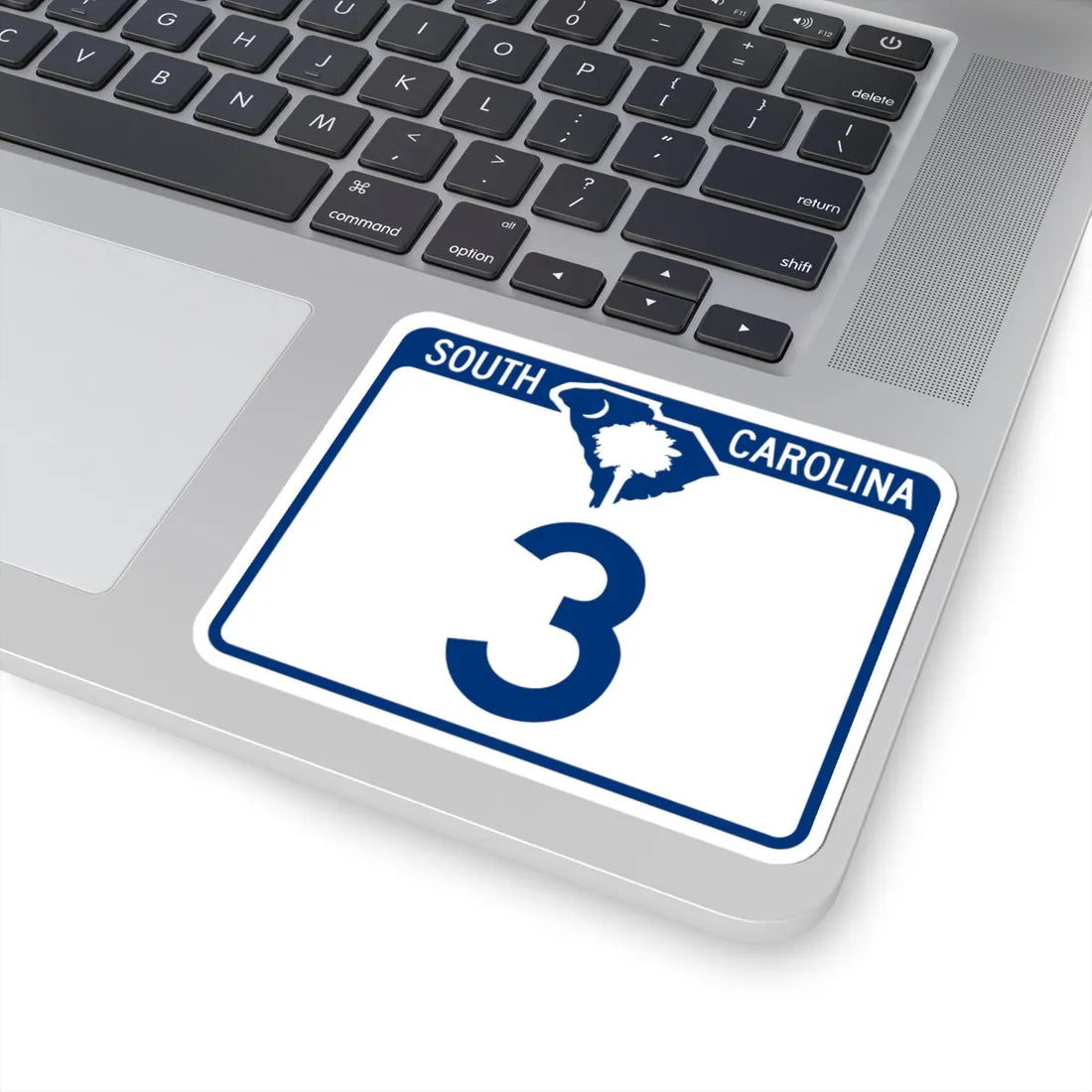 South Carolina 3 (South Carolina) (Road Sign) STICKER Vinyl Kiss-Cut Decal - The Sticker Space