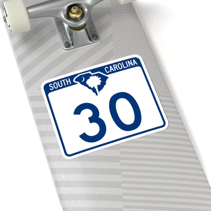 South Carolina 30 (South Carolina) (Road Sign) STICKER Vinyl Kiss-Cut Decal - The Sticker Space