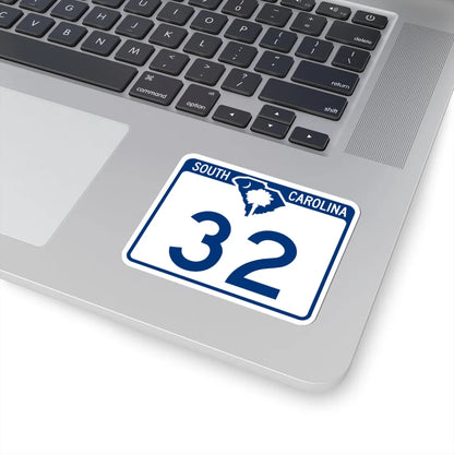 South Carolina 32 (South Carolina) (Road Sign) STICKER Vinyl Kiss-Cut Decal - The Sticker Space