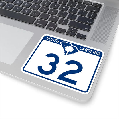 South Carolina 32 (South Carolina) (Road Sign) STICKER Vinyl Kiss-Cut Decal - The Sticker Space