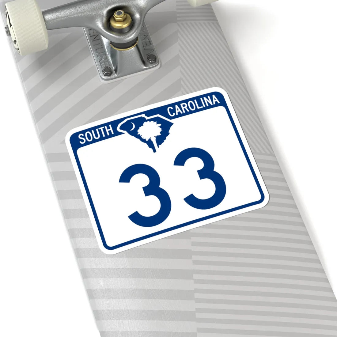 South Carolina 33 (South Carolina) (Road Sign) STICKER Vinyl Kiss-Cut Decal - The Sticker Space