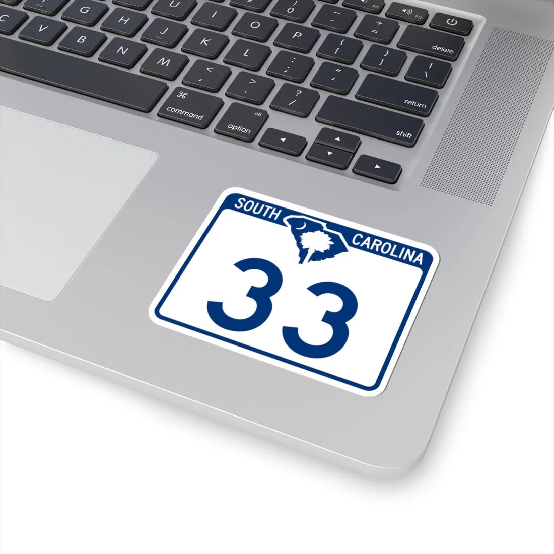 South Carolina 33 (South Carolina) (Road Sign) STICKER Vinyl Kiss-Cut Decal - The Sticker Space