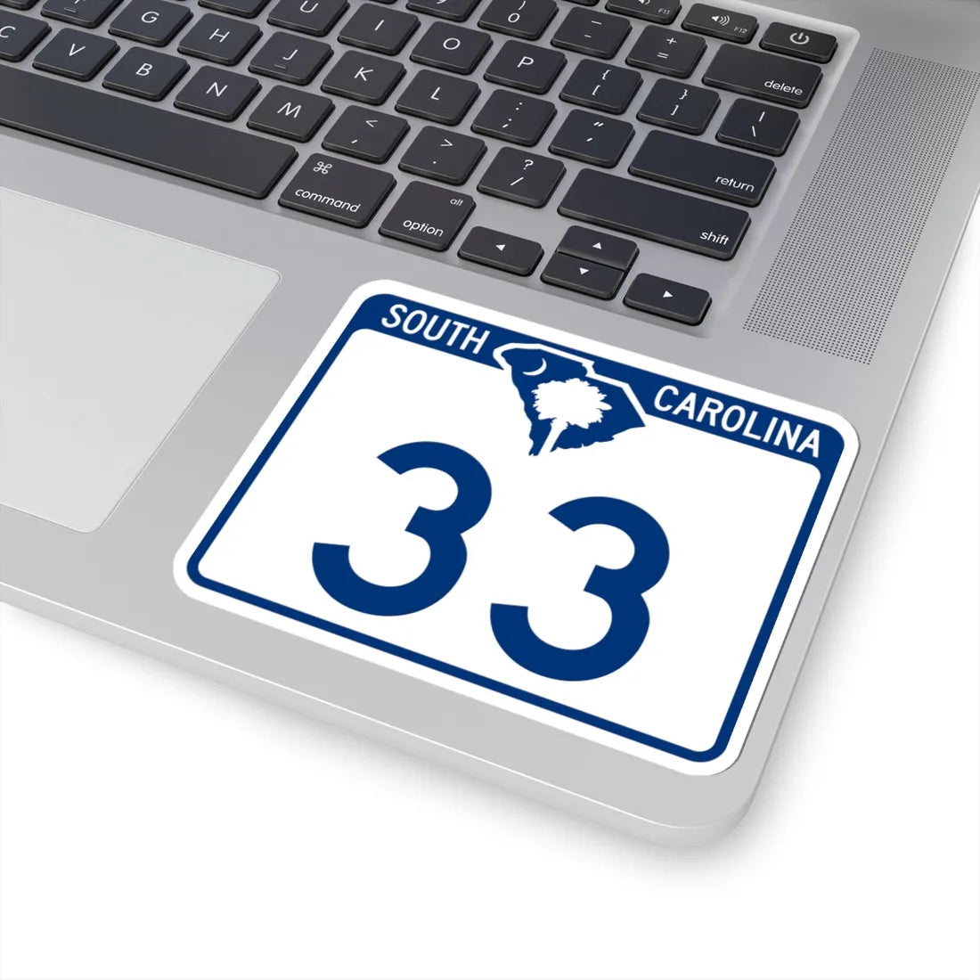 South Carolina 33 (South Carolina) (Road Sign) STICKER Vinyl Kiss-Cut Decal - The Sticker Space