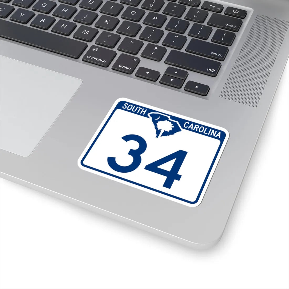 South Carolina 34 (South Carolina) (Road Sign) STICKER Vinyl Kiss-Cut Decal - The Sticker Space