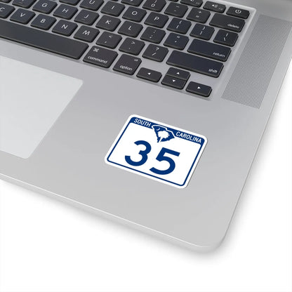 South Carolina 35 (South Carolina) (Road Sign) STICKER Vinyl Kiss-Cut Decal - The Sticker Space