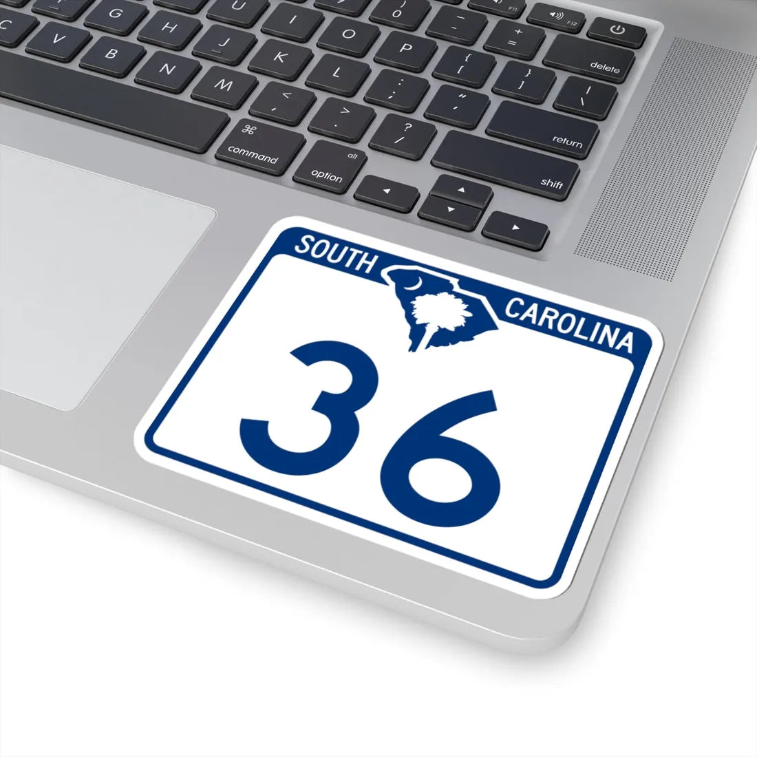 South Carolina 36 (South Carolina) (Road Sign) STICKER Vinyl Kiss-Cut Decal - The Sticker Space