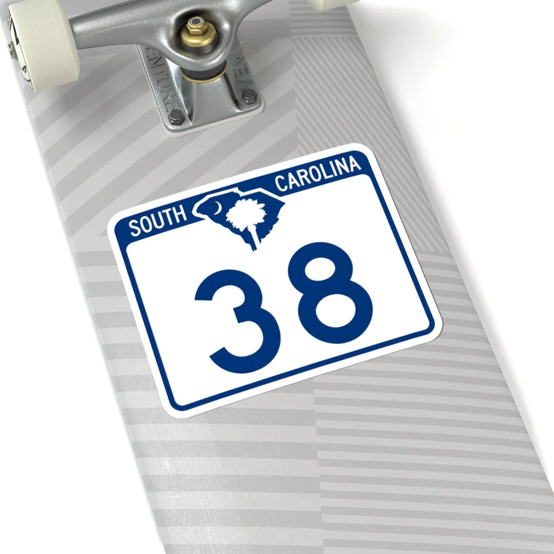 South Carolina 38 (South Carolina) (Road Sign) STICKER Vinyl Kiss-Cut Decal - The Sticker Space