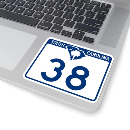 South Carolina 38 (South Carolina) (Road Sign) STICKER Vinyl Kiss-Cut Decal - The Sticker Space