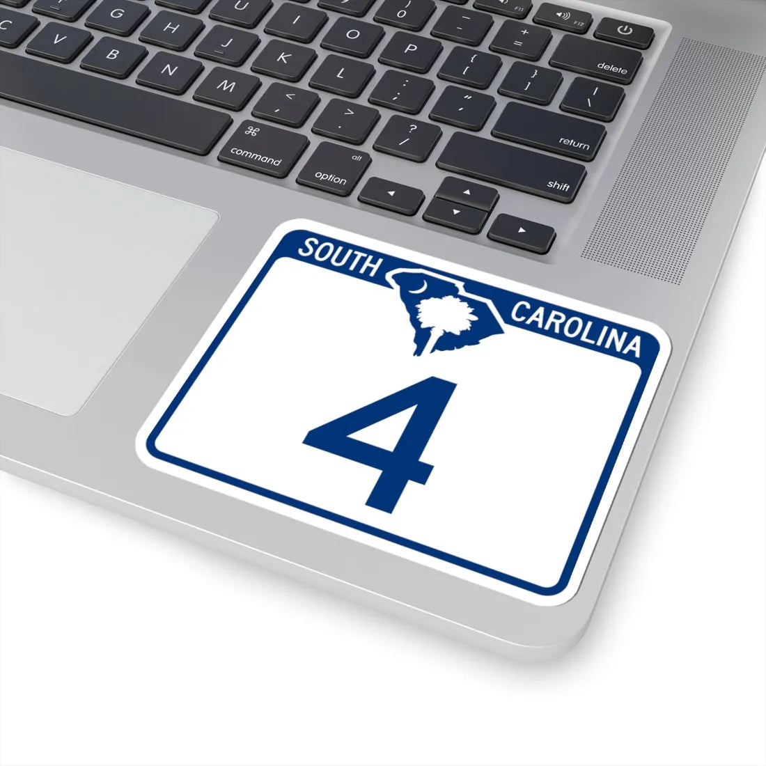 South Carolina 4 (South Carolina) (Road Sign) STICKER Vinyl Kiss-Cut Decal - The Sticker Space