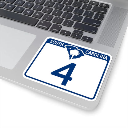 South Carolina 4 (South Carolina) (Road Sign) STICKER Vinyl Kiss-Cut Decal - The Sticker Space