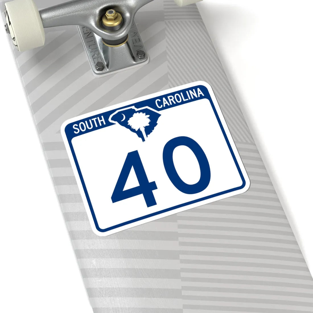 South Carolina 40 (South Carolina) (Road Sign) STICKER Vinyl Kiss-Cut Decal - The Sticker Space