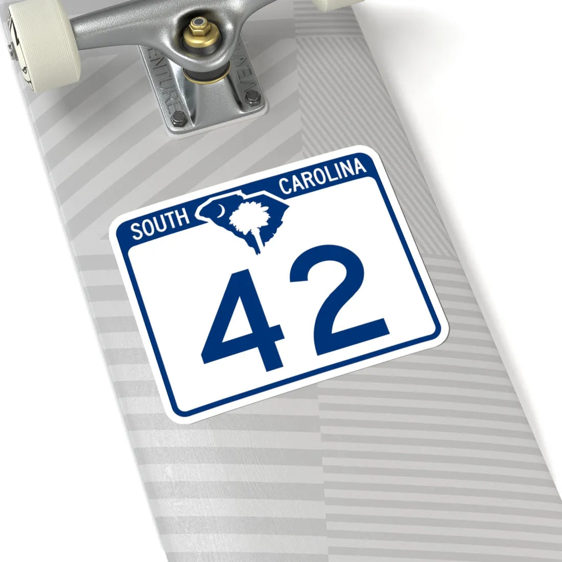 South Carolina 42 (South Carolina) (Road Sign) STICKER Vinyl Kiss-Cut Decal - The Sticker Space