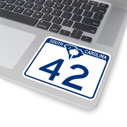 South Carolina 42 (South Carolina) (Road Sign) STICKER Vinyl Kiss-Cut Decal - The Sticker Space