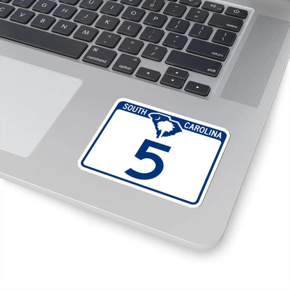 South Carolina 5 (South Carolina) (Road Sign) STICKER Vinyl Kiss-Cut Decal - The Sticker Space