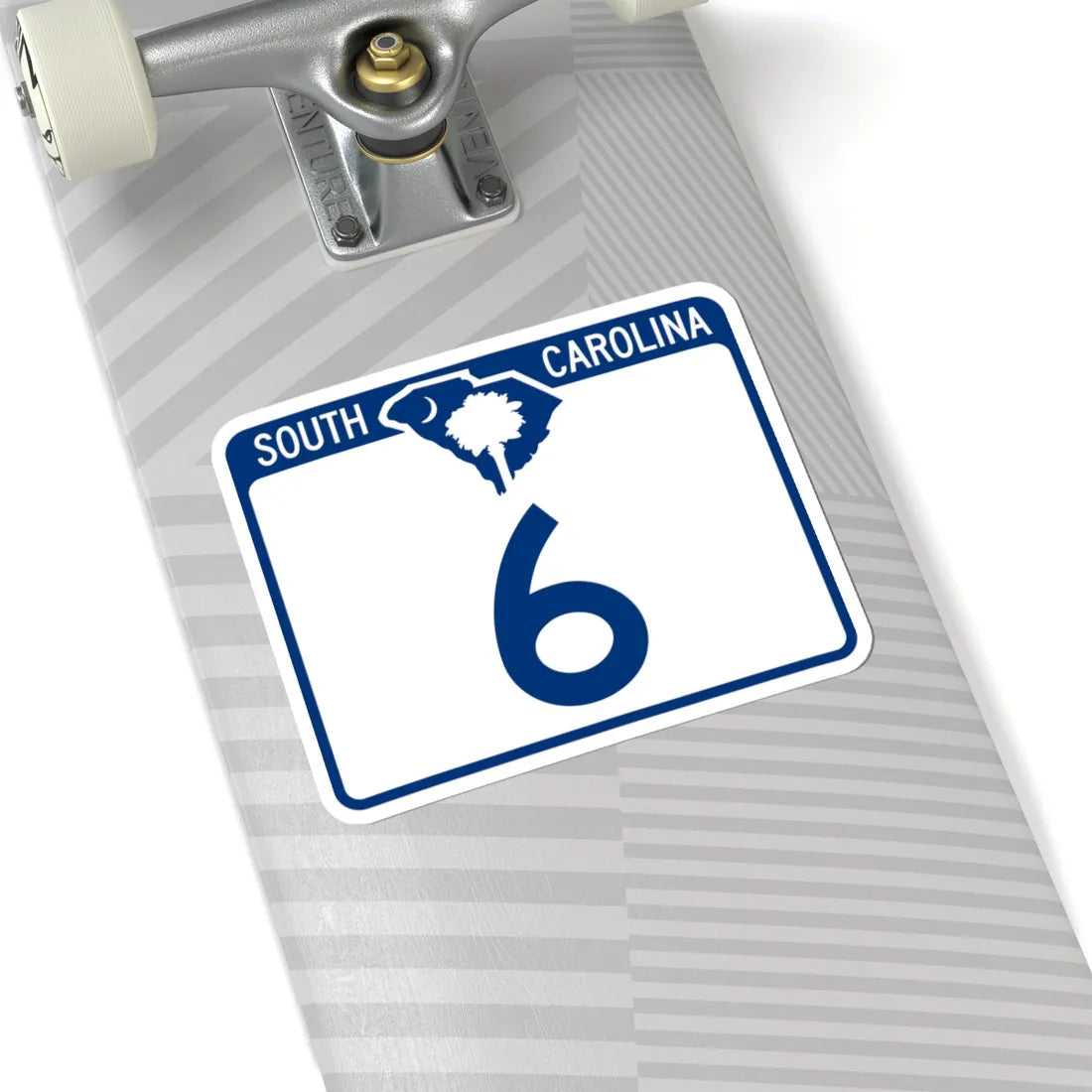 South Carolina 6 (South Carolina) (Road Sign) STICKER Vinyl Kiss-Cut Decal - The Sticker Space