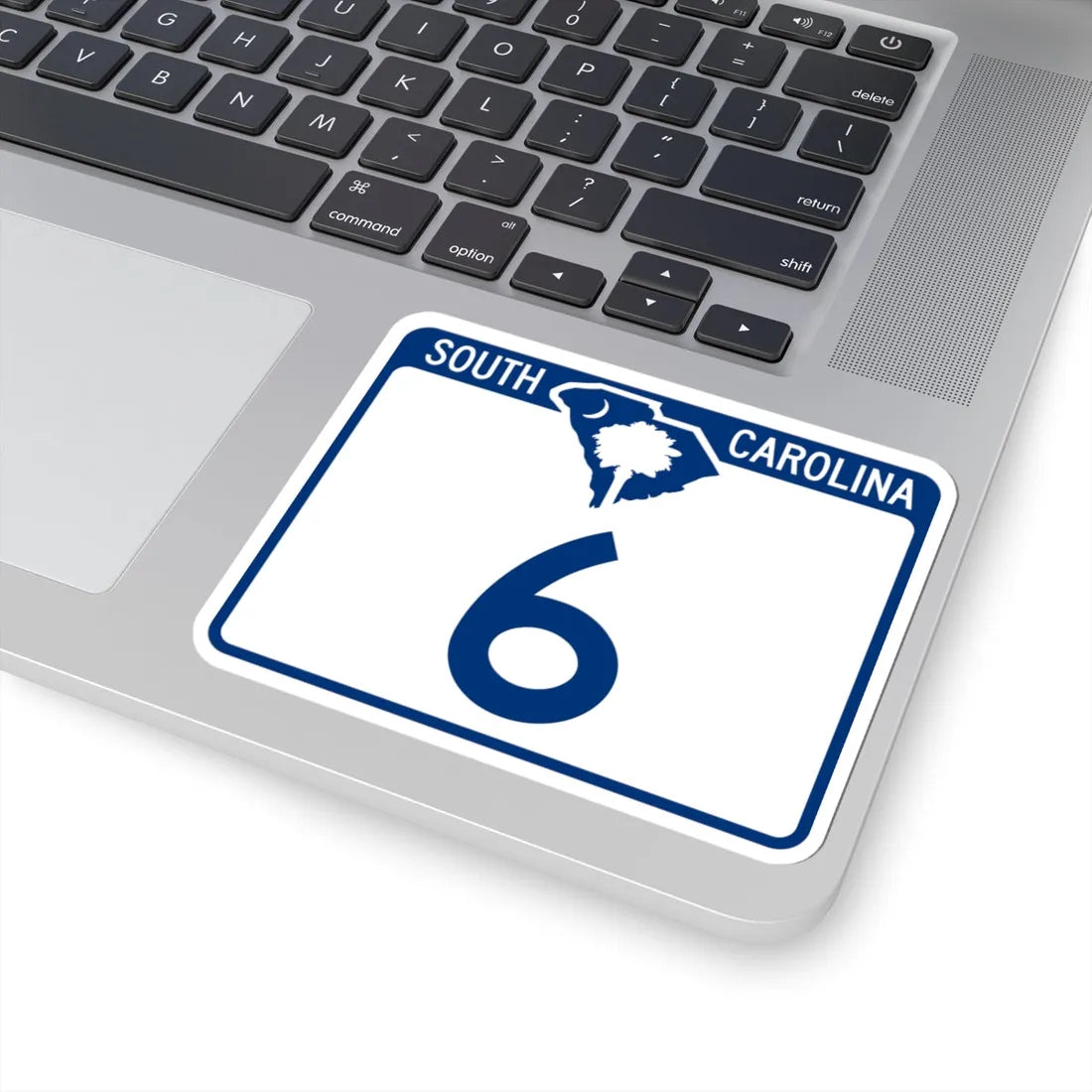 South Carolina 6 (South Carolina) (Road Sign) STICKER Vinyl Kiss-Cut Decal - The Sticker Space