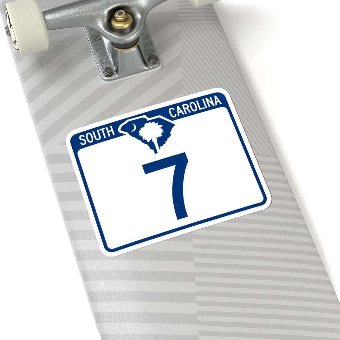 South Carolina 7 (South Carolina) (Road Sign) STICKER Vinyl Kiss-Cut Decal - The Sticker Space