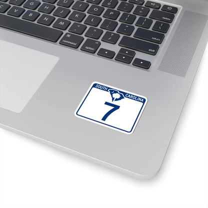 South Carolina 7 (South Carolina) (Road Sign) STICKER Vinyl Kiss-Cut Decal - The Sticker Space