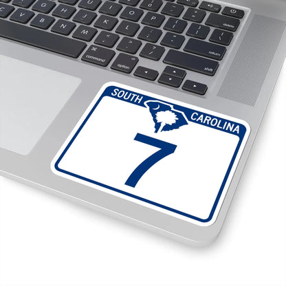 South Carolina 7 (South Carolina) (Road Sign) STICKER Vinyl Kiss-Cut Decal - The Sticker Space