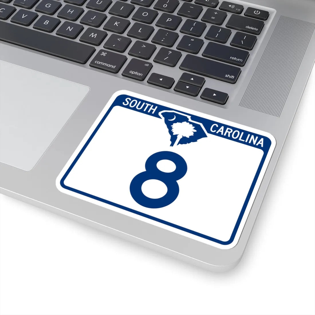 South Carolina 8 (South Carolina) (Road Sign) STICKER Vinyl Kiss-Cut Decal - The Sticker Space