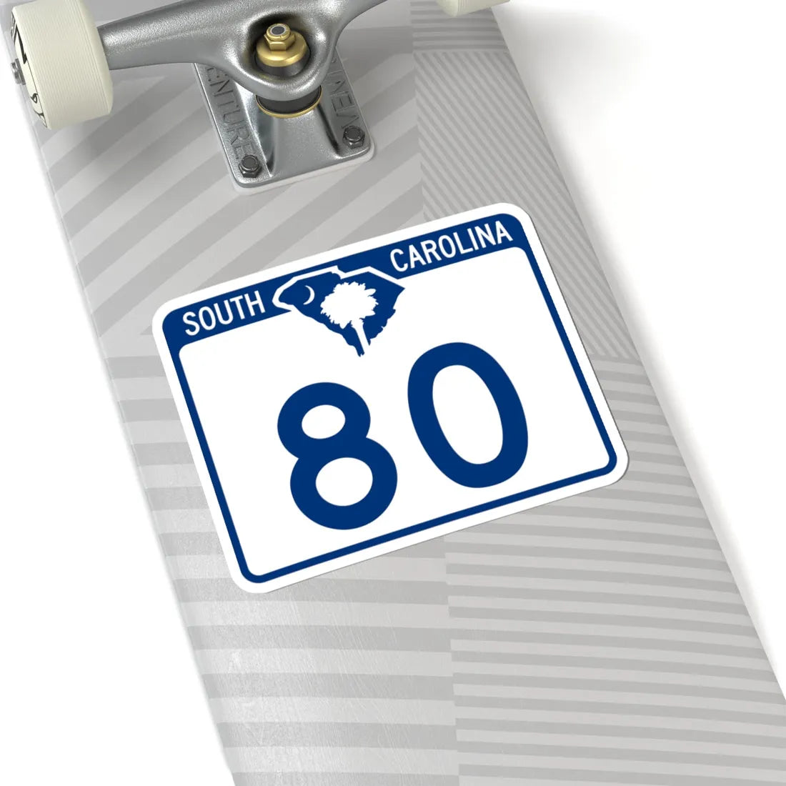 South Carolina 80 (South Carolina) (Road Sign) STICKER Vinyl Kiss-Cut Decal - The Sticker Space