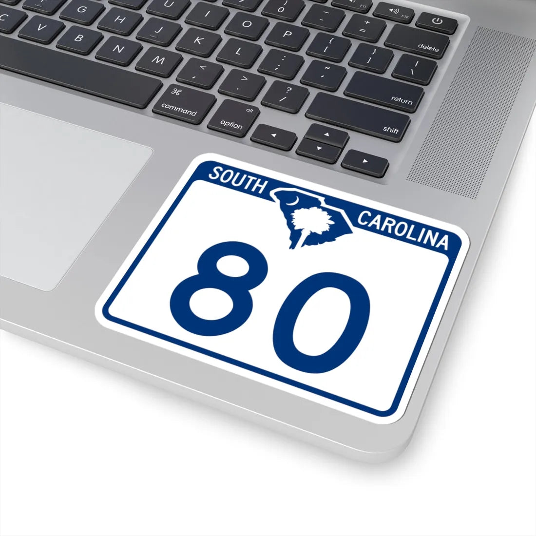 South Carolina 80 (South Carolina) (Road Sign) STICKER Vinyl Kiss-Cut Decal - The Sticker Space