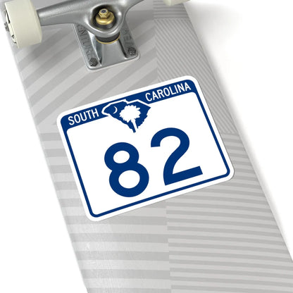 South Carolina 82 (South Carolina) (Road Sign) STICKER Vinyl Kiss-Cut Decal - The Sticker Space