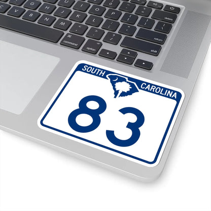 South Carolina 83 (South Carolina) (Road Sign) STICKER Vinyl Kiss-Cut Decal - The Sticker Space
