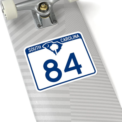 South Carolina 84 (South Carolina) (Road Sign) STICKER Vinyl Kiss-Cut Decal - The Sticker Space