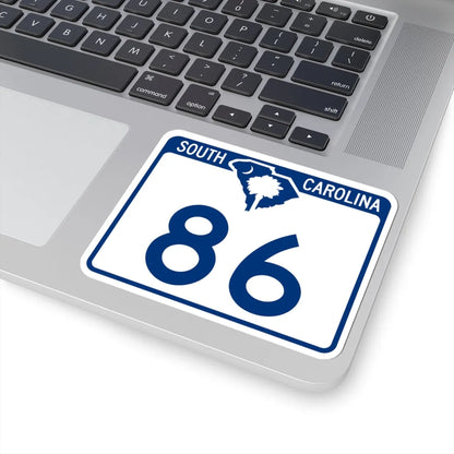 South Carolina 86 (South Carolina) (Road Sign) STICKER Vinyl Kiss-Cut Decal - The Sticker Space