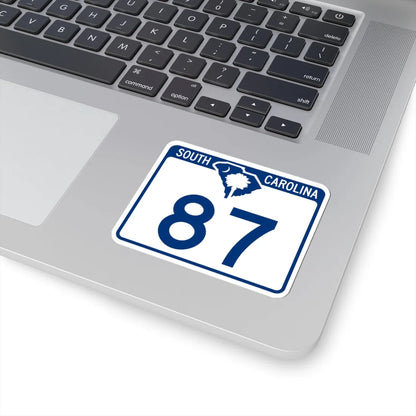 South Carolina 87 (South Carolina) (Road Sign) STICKER Vinyl Kiss-Cut Decal - The Sticker Space