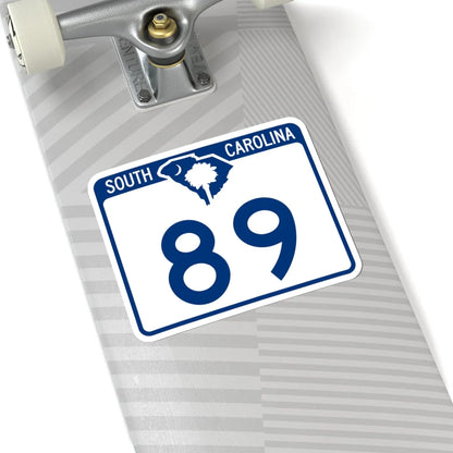 South Carolina 89 (South Carolina) (Road Sign) STICKER Vinyl Kiss-Cut Decal - The Sticker Space