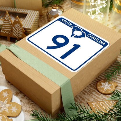 South Carolina 91 (South Carolina) (Road Sign) STICKER Vinyl Kiss-Cut Decal - The Sticker Space