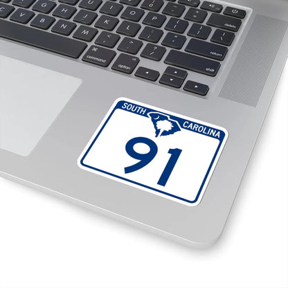 South Carolina 91 (South Carolina) (Road Sign) STICKER Vinyl Kiss-Cut Decal - The Sticker Space