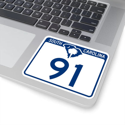 South Carolina 91 (South Carolina) (Road Sign) STICKER Vinyl Kiss-Cut Decal - The Sticker Space