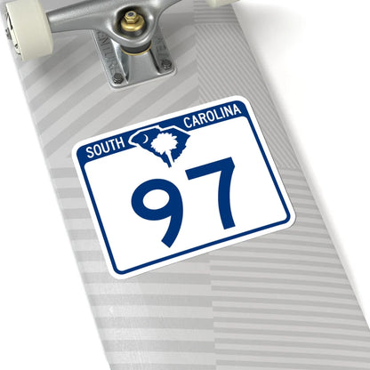 South Carolina 97 (South Carolina) (Road Sign) STICKER Vinyl Kiss-Cut Decal - The Sticker Space