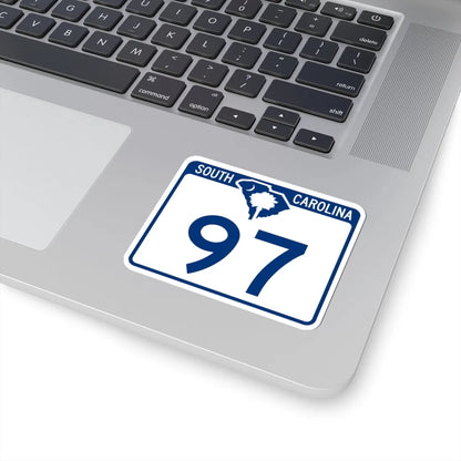 South Carolina 97 (South Carolina) (Road Sign) STICKER Vinyl Kiss-Cut Decal - The Sticker Space