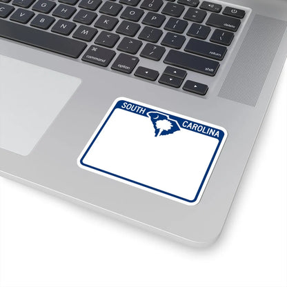 South Carolina blank (South Carolina) (Road Sign) STICKER Vinyl Kiss-Cut Decal - The Sticker Space