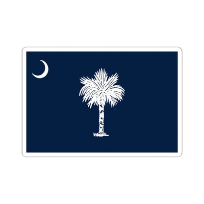 South Carolina Flag Design A (United States) STICKER Vinyl Kiss-Cut Decal 2 Inch White - The Sticker Space
